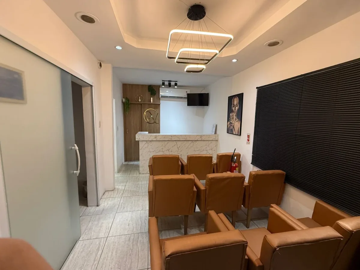Recepção moderna da D Clinic em Bangu